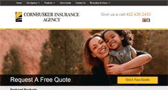 Desktop Screenshot of cornhuskerinsurance.com